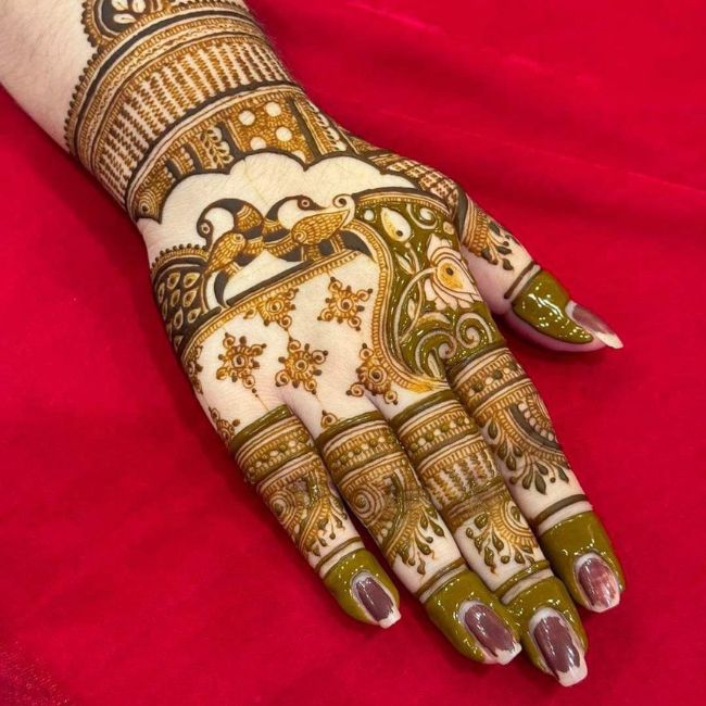 karwa chauth mehndi design